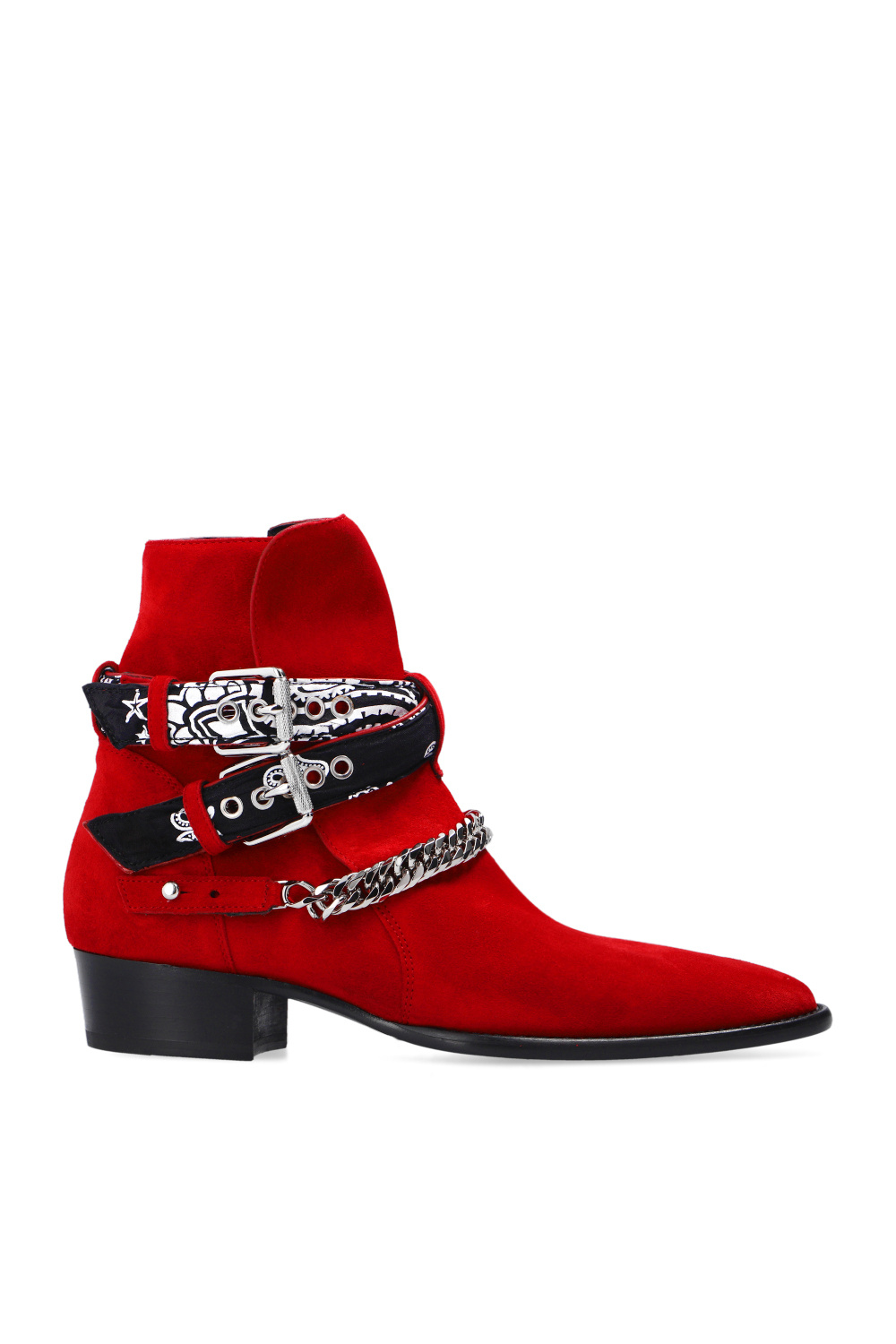 Red clearance bandana boots